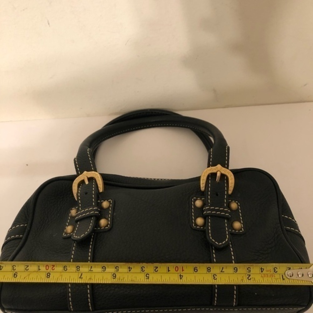 DOONEY & BOURKE green leather mini duffle … - Picture 7 of 10